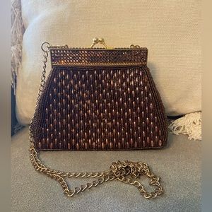 Letty Vintage Bag With Beads and Rhinestones